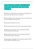 1B MA HOISTING LICENSE COMPREHENSIVE EXAM 2026 QUESTIONS AND SOLUTIONS GRADED A&plus;