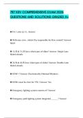 787 KSV COMPREHENSIVE EXAM 2026 QUESTIONS AND SOLUTIONS GRADED A&plus;