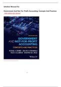 SOLUTION MANUAL For Government and Not-for-Profit Accounting&colon; Concepts and Practices 10th Edition by Granof&comma; Verified Chapters 1 - 17&comma; Complete Newest Version &lpar;UPDATED&rpar;