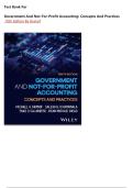 TEST BANK For Government and Not-for-Profit Accounting&colon; Concepts and Practices 10th Edition by Granof&comma; Verified Chapters 1 - 17&comma; Complete Newest Version &lpar;UPDATED&rpar;
