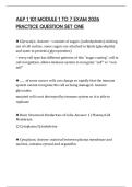 A&P 1 101 MODULE 1 TO 7 EXAM 2026 PRACTICE QUESTION SET ONE