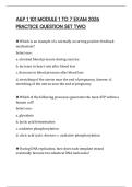 A&P 1 101 MODULE 1 TO 7 EXAM 2026 PRACTICE QUESTION SET TWO