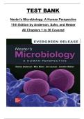 Nester&rsquo;s Microbiology&colon; A Human Perspective &lpar;11th Edition&rpar; by Anderson&comma; Salm&comma; and Nester &ndash; test bank covering Chapters 1&ndash;30