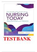 TEST BANK FOR Nursing Today&colon; Transition and Trends 11th Edition by JoAnn Zerwekh &comma; Ashley Zerwekh Garneau ISBN&colon;978-0323810159 COMPLETE GUIDE WITH RATIONALES 100&percnt; VERIFIED A&plus; GRADE ASSURED&excl;&excl;&excl;&excl;NEW LATEST UPDATE&excl;&excl;&excl;&excl;&excl;&excl;