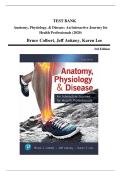 Test Bank For Anatomy Physiology And Disease 3rd Edition By Colbert Ankney Lee