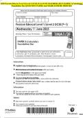 2025 Pearson Edexcel Level 1&sol;Level 2 GCSE &lpar;9&ndash;1&rpar; JUNE MATHEMATICS PAPER 3 &lpar;Calculator&rpar; Foundation Tier QUESTION PAPER And MARK SCHEME MERGED