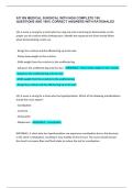 ATI RN MEDICAL SURGICAL WITH NGN COMPLETE 180 QUESTIONS AND 100&percnt; CORRECT ANSWERS WITH RATIONALES