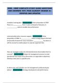 RIMS - CRMP COMPLETE STUDY GUIDE QUESTIONS  AND ANSWERS 100&percnt; PASS &vert;ALREADY GRADED A&plus;&vert;  VERIFIED AND UPDATED 