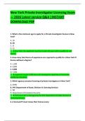 New York Private Investigator Licensing Exam Practice Questions 2026 &ndash; Detailed Rationales