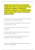 Neiep review 1 Exam 20252026 Accurate Real Exam Questions and Verified Correct Answers JUST RELEASED