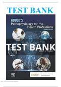 Gould&rsquo;s Pathophysiology for the Health Professions &ndash; 7th Edition &vert; Complete Test Bank &vert; All Chapters Covered
