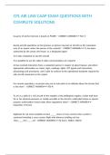 CPL AIR LAW CAAP EXAM QUESTIONS WITH COMPLETE SOLUTIONS