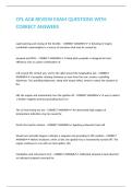 CPL AGK REVIEW EXAM QUESTIONS WITH CORRECT ANSWERS