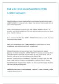 RST 230 Final Exam Questions With Correct Answers&period;
