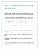 UIUC RST 230 final exam questions with correct answers