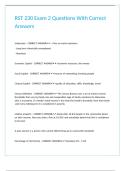 RST 230 Exam 2 Questions With Correct Answers