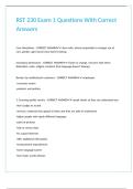 RST 230 Exam 1 Questions With Correct Answers&period;