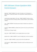 RST 230 Exam 3 Exam Questions With Correct Answers 