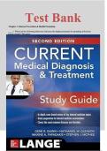 Current Medical Diagnosis & Treatment &ndash; Test Bank&sol;Study Guide &vert; 2026&ndash;2027 Edition &vert; Comprehensive Review Material