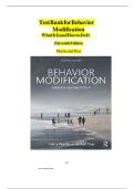 Test Bank For Behavior Modification What It Is and How to Do It 11th Edition by Garry Martin&comma; Joseph J&period; Pear&vert;&vert;ISBN NO&colon;10&comma;X&vert;&vert;ISBN NO&colon;13&comma;978-6&vert;&vert;All Chapters&vert;&vert;Complete Guide A&plus;