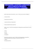 FIREFIGHTER 1 CHAPTER 1 QUESTIONS WITH COMPLETE REVIEWED ANSWERS&period;GRADE A&plus; ASSURED