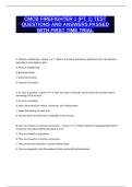 CMCB FIREFIGHTER 1 &lpar;PT&period; 1&rpar; TEST QUESTIONS AND ANSWERS&period;PASSED WITH FIRST TIME TRIAL&period;