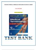 Test Bank for Medical Terminology Shortcourse 11th Edition by Chabner