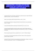 FIREFIGHTER 1 VOCABULARY REVIEW QUESTIONS WITH VERIFIED ACCURATE ANSWERS&period;100&percnt; ACCURATE