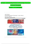 Test Bank - Understanding Anatomy and Physiology&comma; Thompson&comma;  3rd Edition Thompson&comma;  Chapter 1 - 25 &vert; All Chapters 