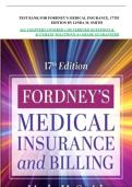 Medical Insurance &ndash; Test Bank&comma; Fordney&rsquo;s Medical Insurance 17th Edition by Linda M&period; Smith&comma; Comprehensive Practice Questions and Exam Preparation Material