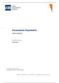 Volledige samenvatting Forensische psychiatrieV
