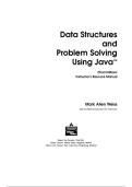 solutions manual&comma; textbook answers&colon; Data Structures and Problem Solving Using Java - Weiss -3e- &lbrack;2025-2026 Semester&rsqb;