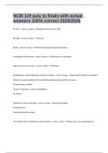 NCM 119 quiz to finals with actual  answers 100&percnt; correct 2025&sol;2026