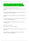 NCM 119&colon; ORGANIZING QUESTION AND ANSWERS RATED A&plus; 2025&sol;2026