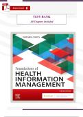 Test Bank for Foundations of Health Information Management&comma; 5th Edition by Nadinia Davis &ndash; Complete Chapters 1&ndash;10 &vert; Verified Guide