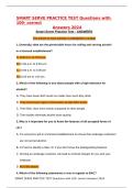 SMART SERVE PRACTICE TEST Questions with 100- correct Answers 2024