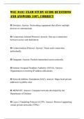 WGU d481 EXAM STUdY GUIdE QUESTIONS ANd ANSWERS 100&percnt; CORRECT