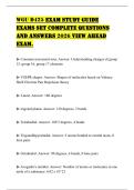 WGU D425 EXAM STUDY GUIDE EXAMS SET COMPLETE QUESTIONS AND ANSWERS 2026 VIEW AHEAD EXAM&period;