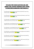 VITA BASIC PREP EXAM&vert;QUESTIONS AND 100&percnt; CORRECT WELL DETAILED ANSWERS&vert;LATEST UPDATE &excl;&excl;&excl;&excl;&excl;&excl;2025&sol;2026&vert;GUARANTEED PASS&vert;GRADED A&plus;
