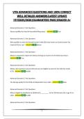 VITA ADVANCED&vert;QUESTIONS AND 100&percnt; CORRECT WELL DETAILED ANSWERS&vert;LATEST UPDATE &excl;&excl;&excl;&excl;&excl;&excl;2025&sol;2026&vert;GUARANTEED PASS&vert;GRADED A&plus;