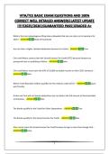 VITA&sol;TCE BASIC EXAM&vert;QUESTIONS AND 100&percnt; CORRECT WELL DETAILED ANSWERS&vert;LATEST UPDATE &excl;&excl;&excl;&excl;&excl;&excl;2025&sol;2026&vert;GUARANTEED PASS&vert;GRADED A&plus;