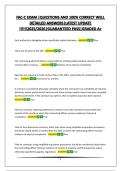 FAC-C EXAM &vert;QUESTIONS AND 100&percnt; CORRECT WELL DETAILED ANSWERS&vert;LATEST UPDATE &excl;&excl;&excl;&excl;&excl;&excl;2025&sol;2026&vert;GUARANTEED PASS&vert;GRADED A&plus;