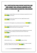 FAC-C CERTIFICATION EXAM REVIEW&vert;QUESTIONS AND 100&percnt; CORRECT WELL DETAILED ANSWERS&vert;LATEST UPDATE &excl;&excl;&excl;&excl;&excl;&excl;2025&sol;2026&vert;GUARANTEED PASS&vert;GRADED A&plus;