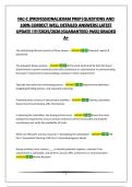 FAC-C EXAM BUNDLE&vert;QUESTIONS AND 100&percnt; CORRECT WELL DETAILED ANSWERS&vert;LATEST UPDATE &excl;&excl;&excl;&excl;&excl;&excl;2025&sol;2026&vert;GUARANTEED PASS&vert;GRADED A&plus;
