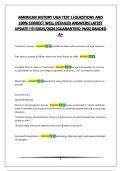 AMERICAN UGA HISTORY TEST 1&vert;QUESTIONS AND 100&percnt; CORRECT WELL DETAILED ANSWERS&vert;LATEST UPDATE &excl;&excl;&excl;&excl;&excl;&excl;2025&sol;2026&vert;GUARANTEED PASS&vert;GRADED A&plus;
