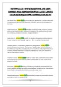 UGA HISTORY 3412 IDS&vert;QUESTIONS AND 100&percnt; CORRECT WELL DETAILED ANSWERS&vert;LATEST UPDATE &excl;&excl;&excl;&excl;&excl;&excl;2025&sol;2026&vert;GUARANTEED PASS&vert;GRADED A&plus;