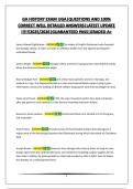 GA HISTORY EXAM UGA&vert;QUESTIONS AND 100&percnt; CORRECT WELL DETAILED ANSWERS&vert;LATEST UPDATE &excl;&excl;&excl;&excl;&excl;&excl;2025&sol;2026&vert;GUARANTEED PASS&vert;GRADED A&plus;