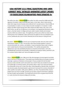 UGA HISTORY 2111 FINAL&vert;QUESTIONS AND 100&percnt; CORRECT WELL DETAILED ANSWERS&vert;LATEST UPDATE &excl;&excl;&excl;&excl;&excl;&excl;2025&sol;2026&vert;GUARANTEED PASS&vert;GRADED A&plus;