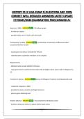 HISTORY 2112 UGA EXAM 1&vert;QUESTIONS AND 100&percnt; CORRECT WELL DETAILED ANSWERS&vert;LATEST UPDATE &excl;&excl;&excl;&excl;&excl;&excl;2025&sol;2026&vert;GUARANTEED PASS&vert;GRADED A&plus;