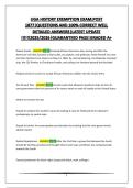 UGA HISTORY EXEMPTION EXAM&semi;POST 1877&vert;QUESTIONS AND 100&percnt; CORRECT WELL DETAILED ANSWERS&vert;LATEST UPDATE &excl;&excl;&excl;&excl;&excl;&excl;2025&sol;2026&vert;GUARANTEED PASS&vert;GRADED A&plus;